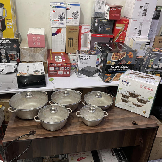 Lot Imported 10 Piece Granite Cookware Set | Durable & Stylish