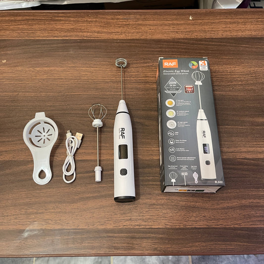 3-in-1 Rechargeable Egg Beater & Coffee Frother | Lot Imported