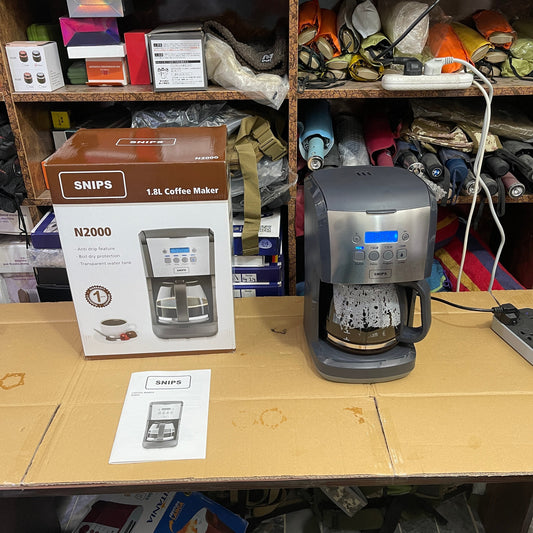 Lot Imported SNIPS 1.8L Coffee Maker – Fresh Coffee Every Time