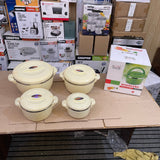 Lot Imported Workang 4 Piece Insulated Pot Set - Durable