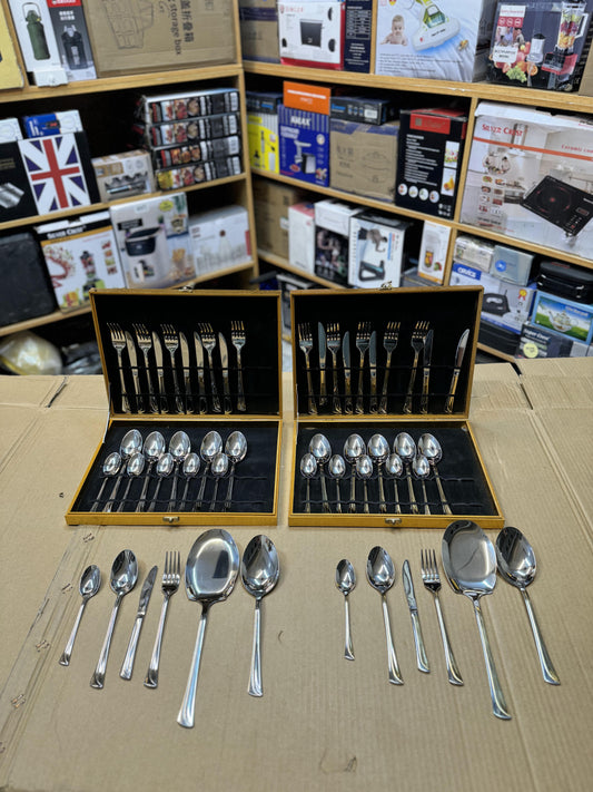 Lot Imported AYD 26 Piece Cutlery Set with Gift Packing