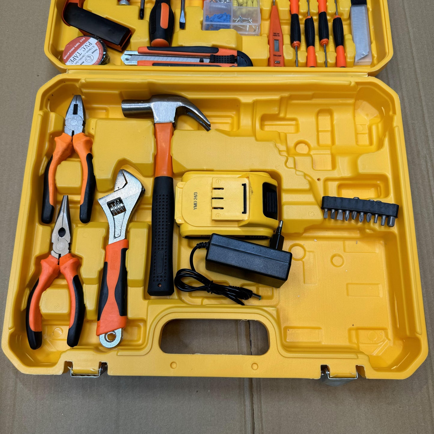 Lot Imported Dotvix 52 Piece Tools set with 36V drill Machine