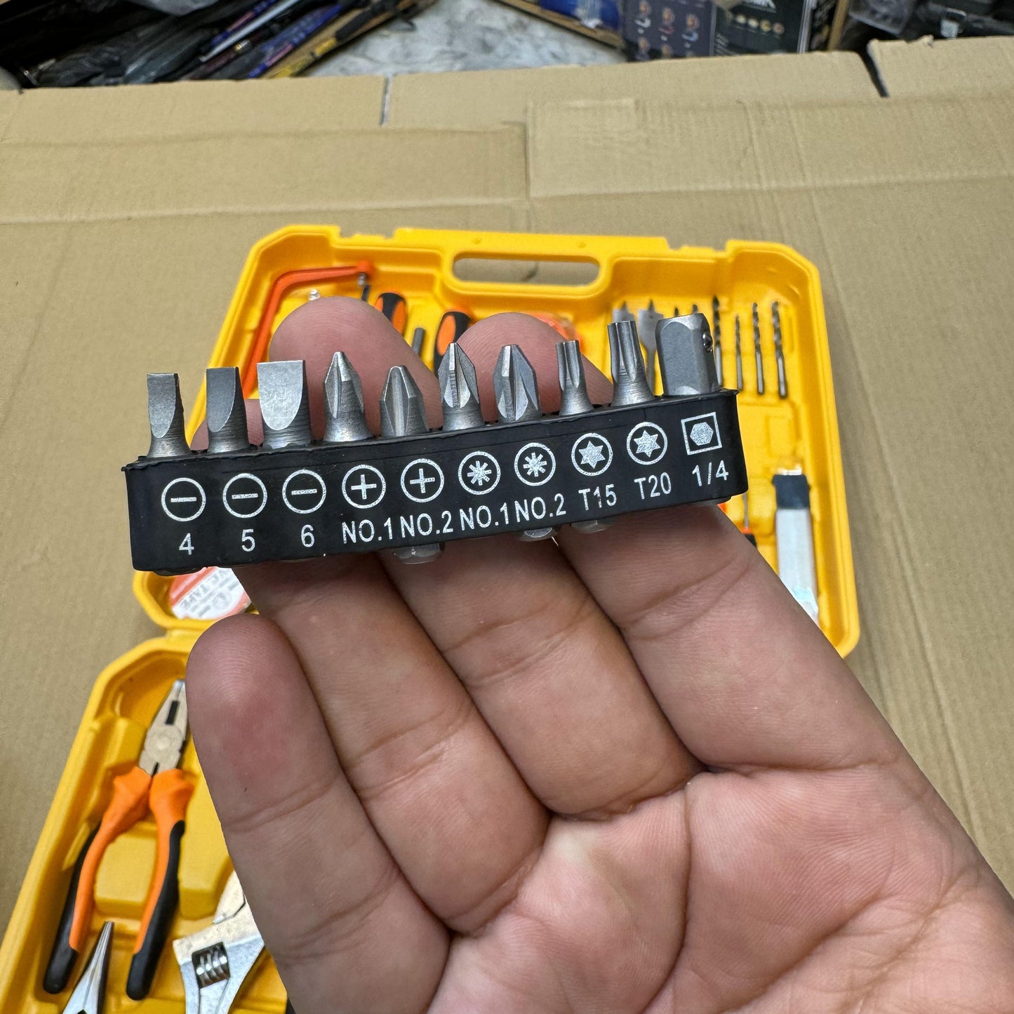 Lot Imported Dotvix 52 Piece Tools set with 36V drill Machine