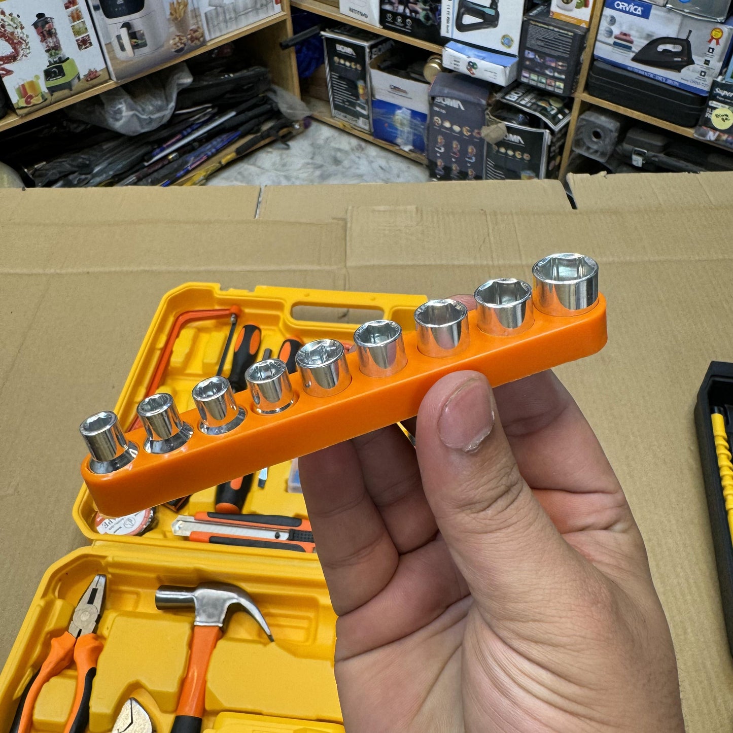Lot Imported Dotvix 52 Piece Tools set with 36V drill Machine