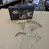 24 Piece Luxury Stainless Steel Cutlery Set - Premium Quality