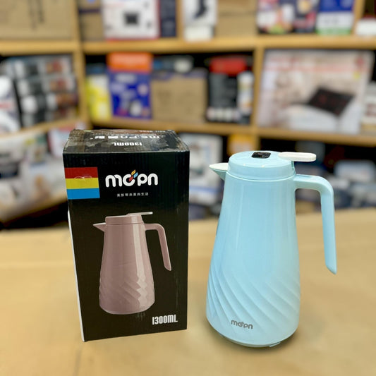 Lot Imported 1300ml mopn Glass Thermose with Thermometer