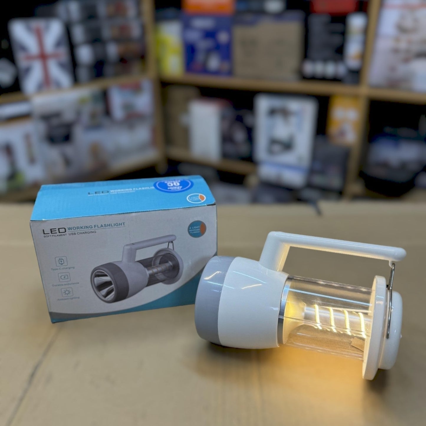 Lot Imported Working White led Flashlight & Warm Led Lamp