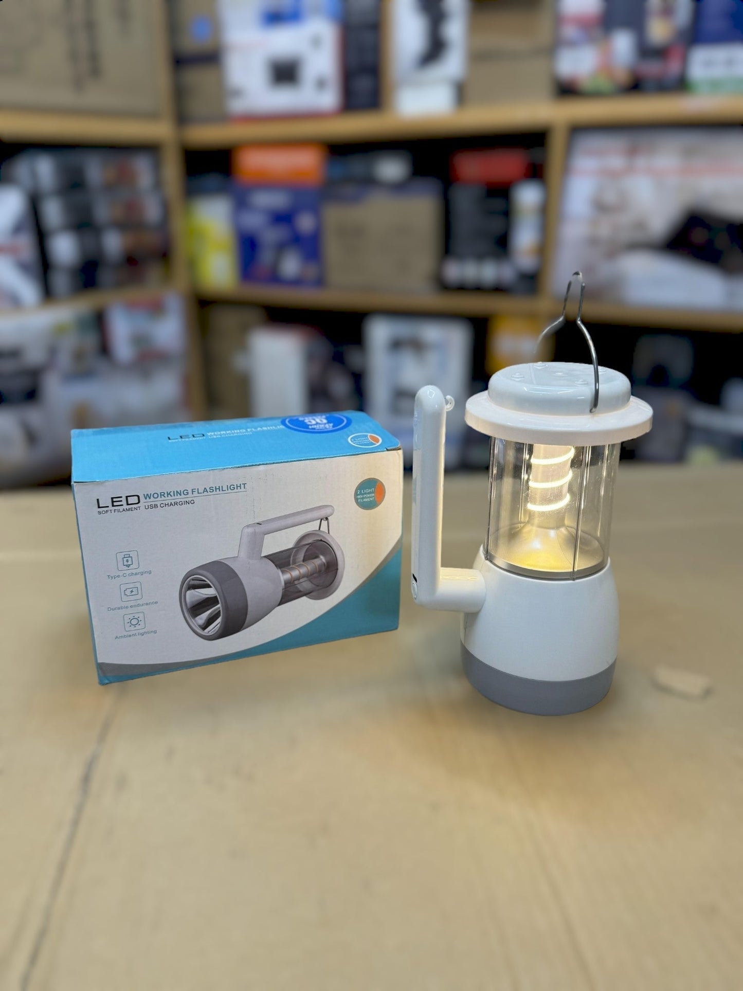 Lot Imported Working White led Flashlight & Warm Led Lamp