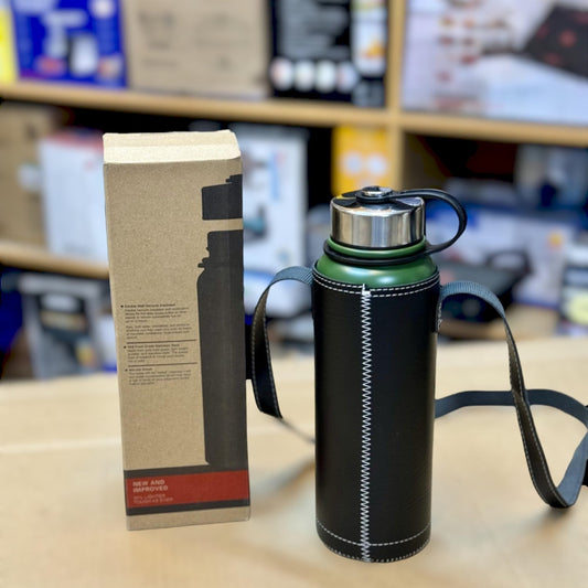 Imported Vacuum Bottles Set - 3 Sizes with Carry Pouch