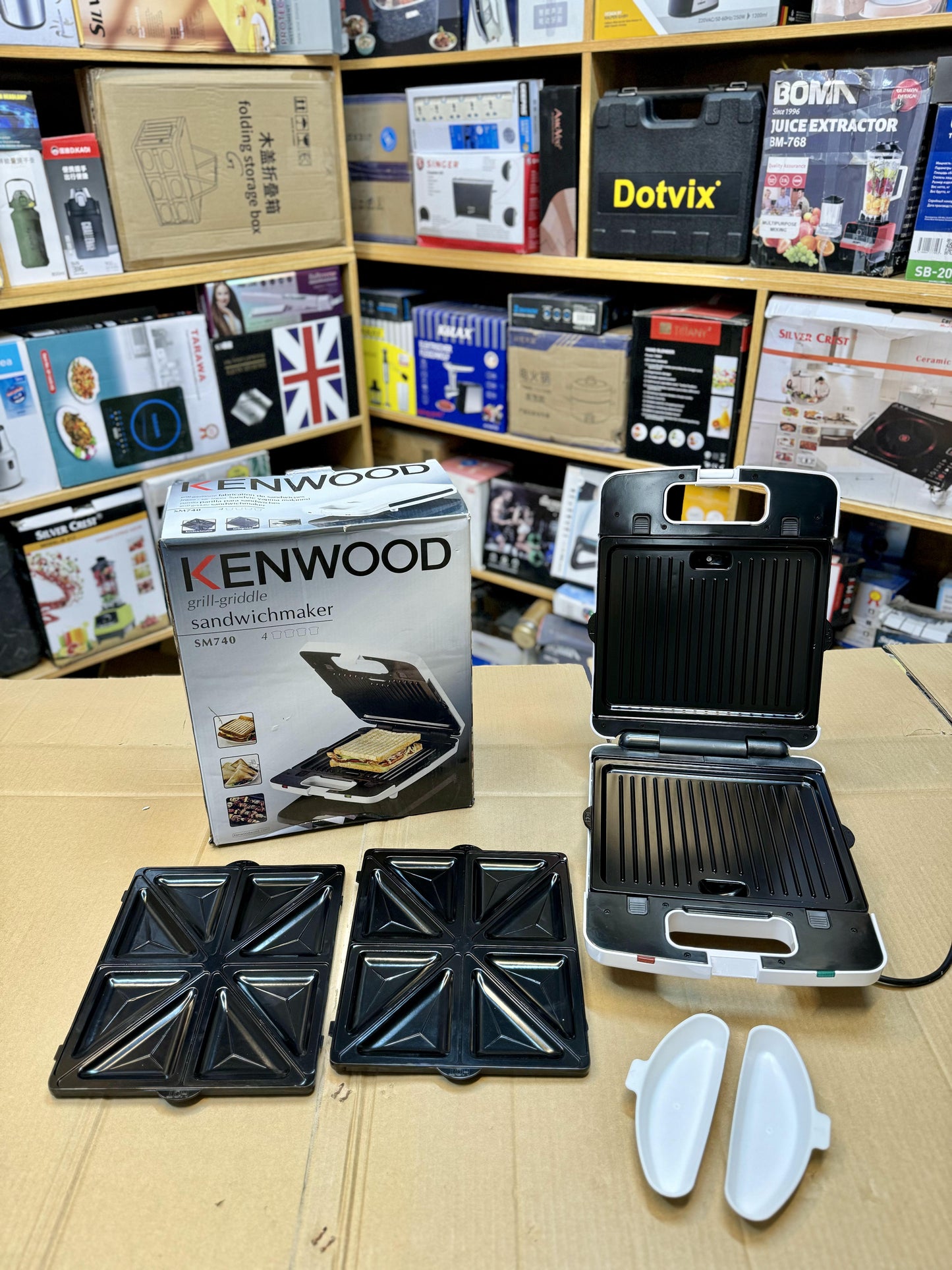 Japan Imported Kenwood 2-in-1 Sandwich Maker | 2-in-1 Grill