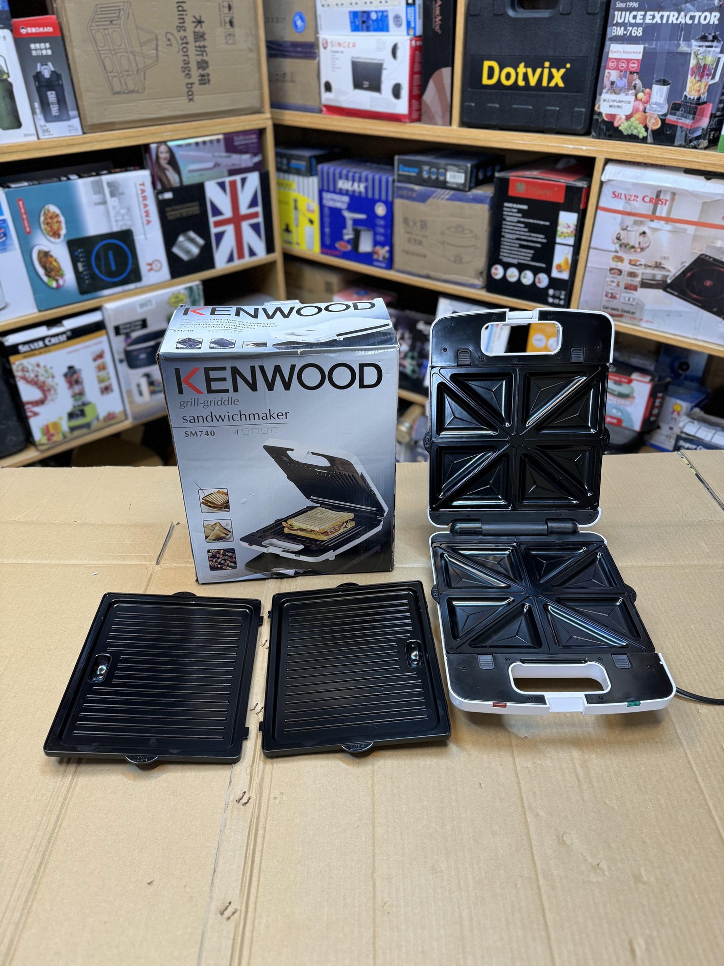 Japan Imported Kenwood 2-in-1 Sandwich Maker | 2-in-1 Grill