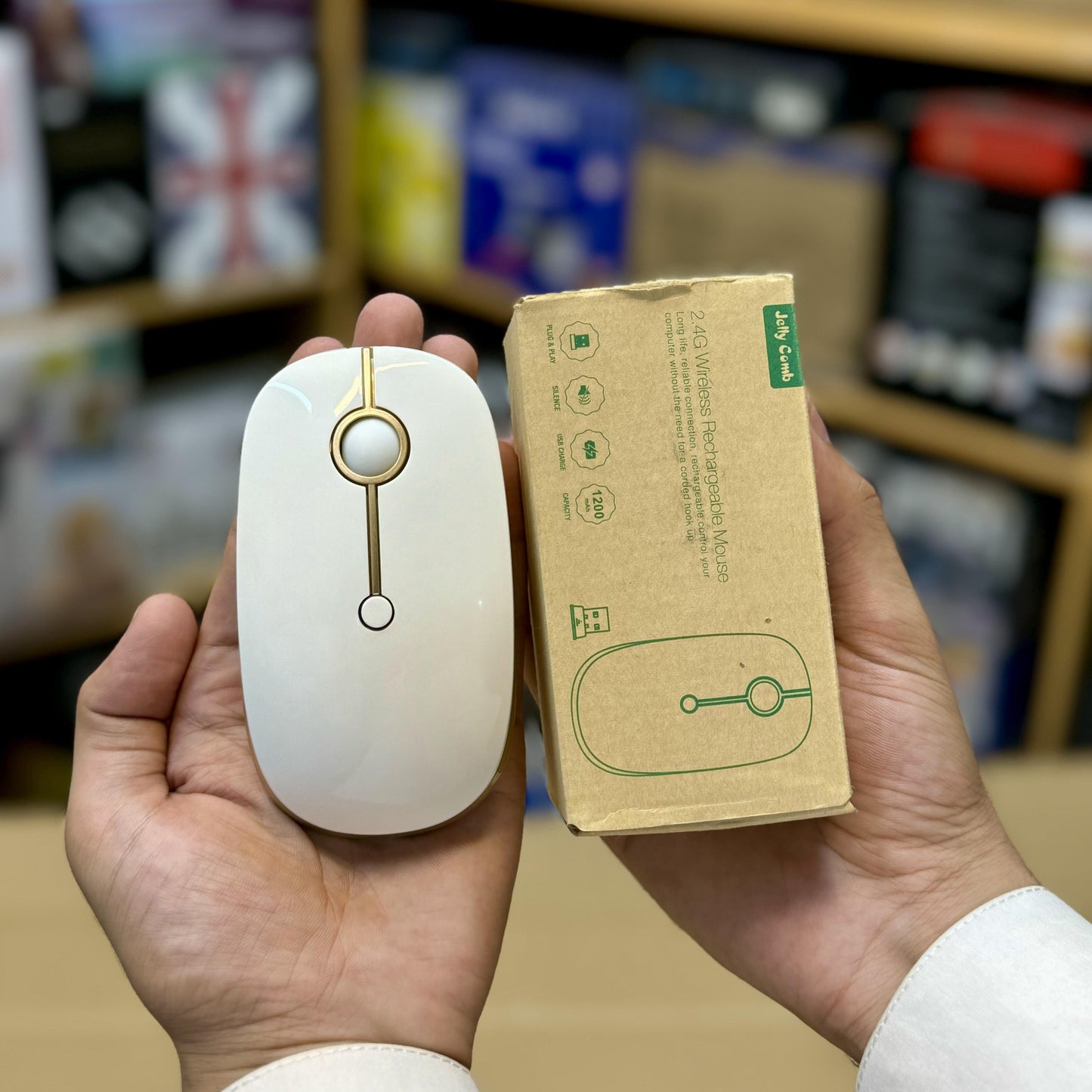 Imported Jelly Comb Bluetooth Mouse – Smooth & Reliable