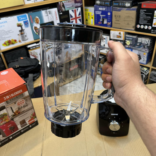 Geepas 3-in-1 Blender GSB44034N – Mixer, Grinder & Juicer