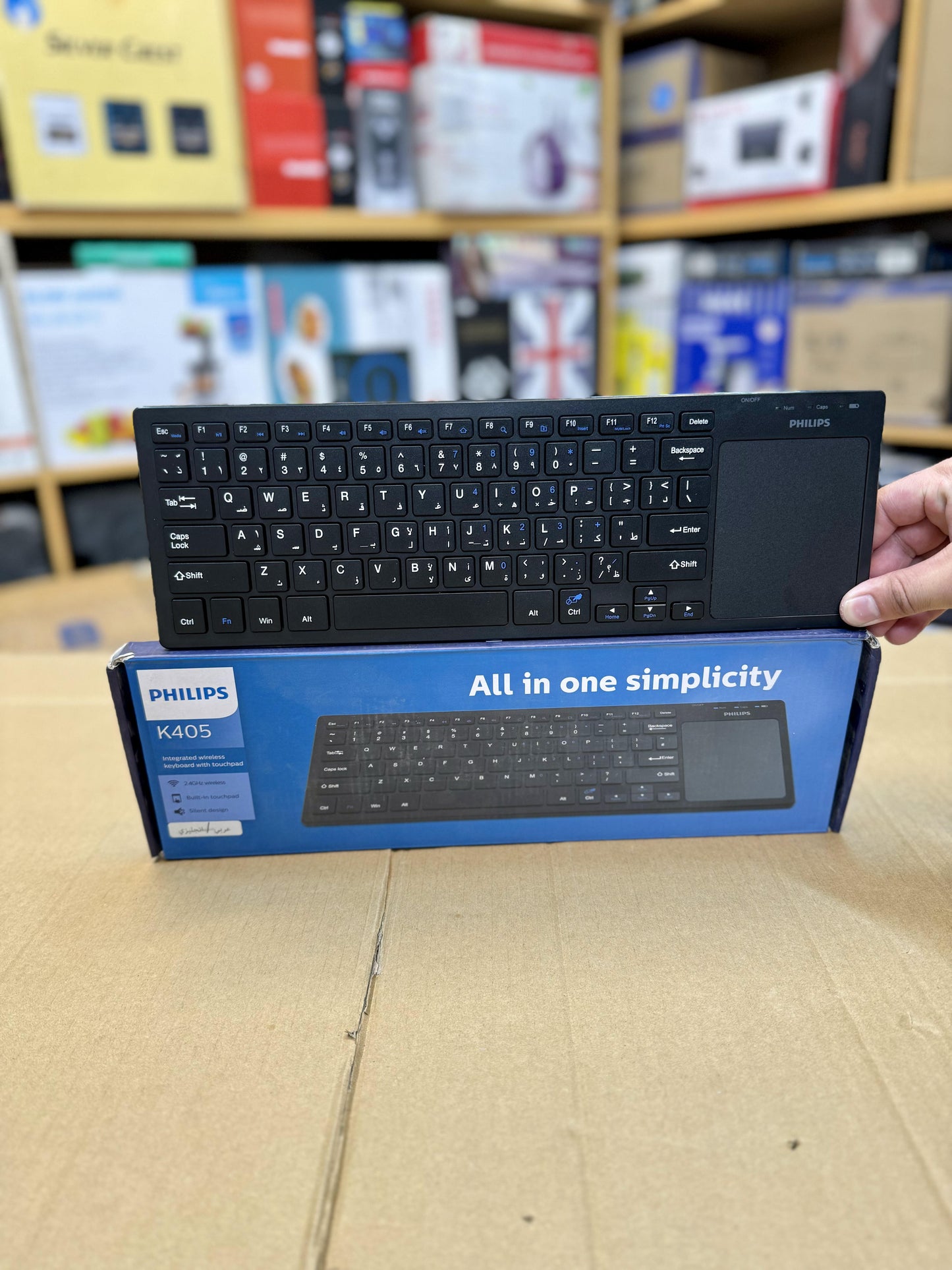 Buy Philips K405 Keyboard with Touchpad – Imported Lot