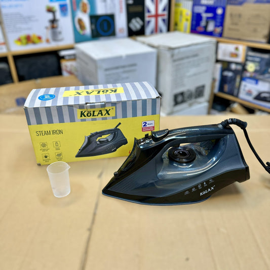 German Lot Kolax 2600W Steam Iron – 450ml Powerful Steam