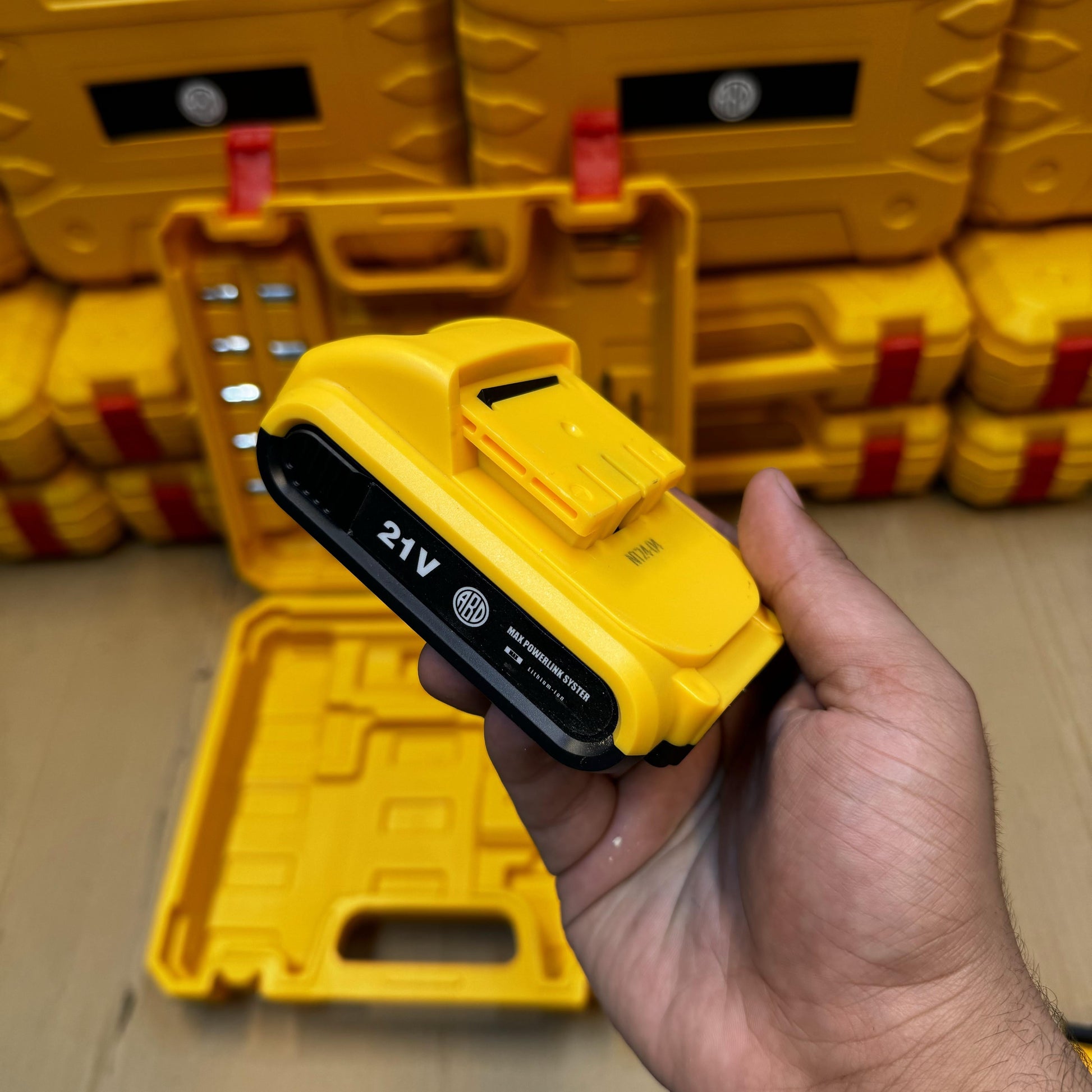 Lot Imported 21V Drill Machine with Extra Battery Pack - Nazeer Electronics