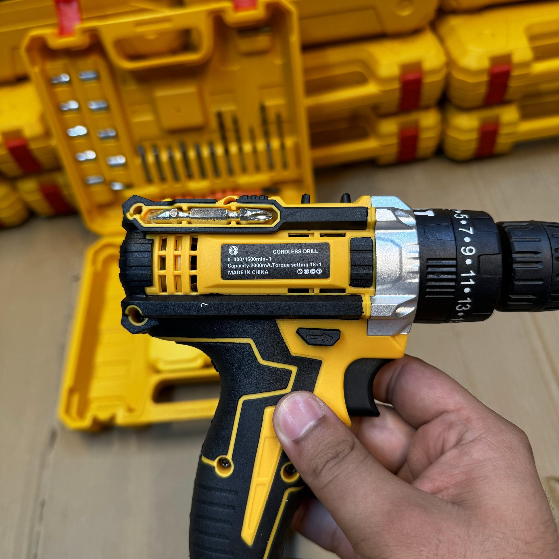 Lot Imported 21V Drill Machine with Extra Battery Pack - Nazeer Electronics