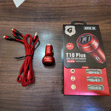 T10 Plus Full Metal Dual USB Car Charger – Fast Charging