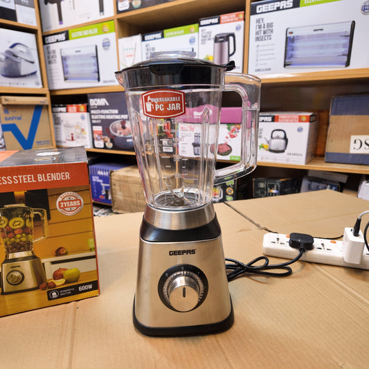 Geepas 2-in-1 Stainless Steel Blender GSB5446N