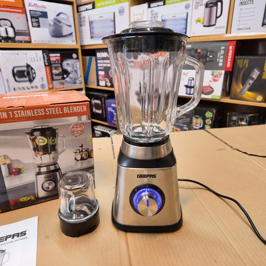 Geepas 2-in-1 Stainless Steel Blender GSB44076UK