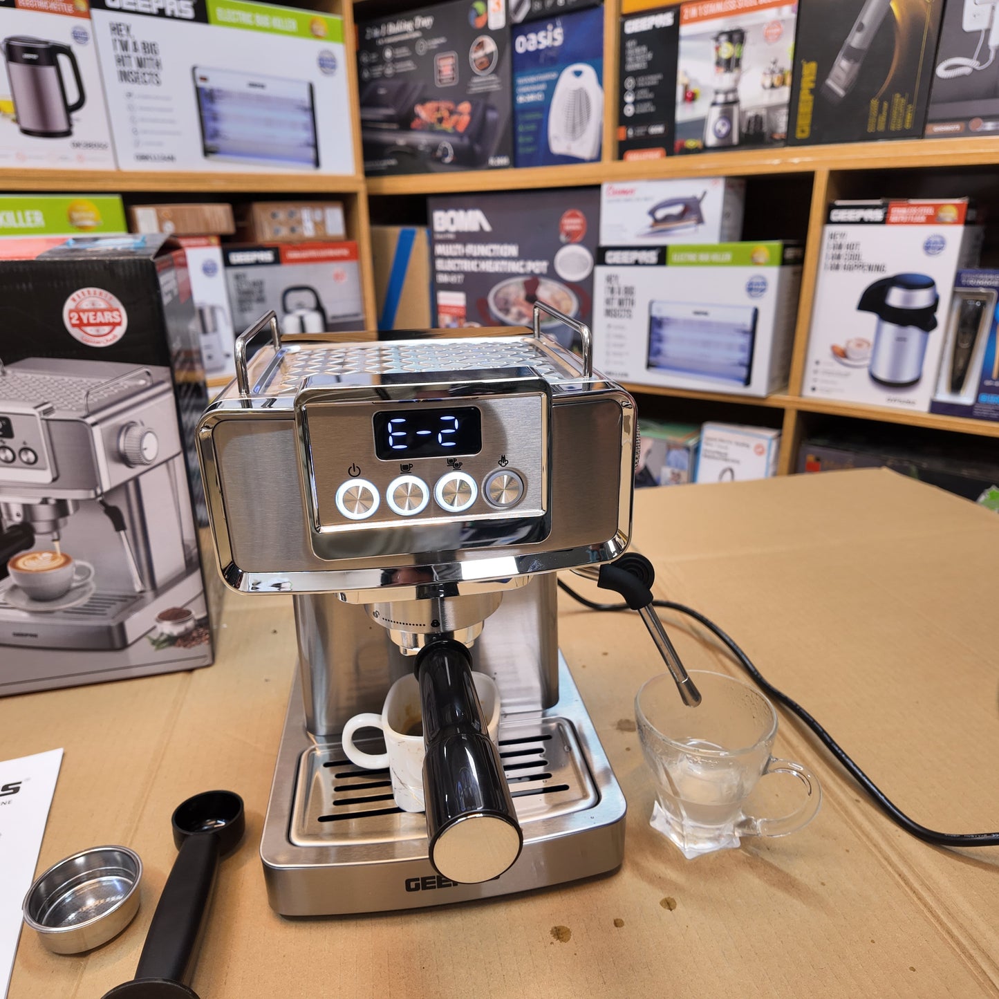 Geepas Espresso Coffee machine GCM41520