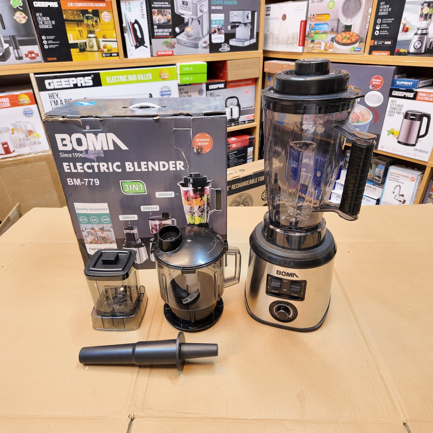German Lot Imported Boma 3-in-1 3L Blender