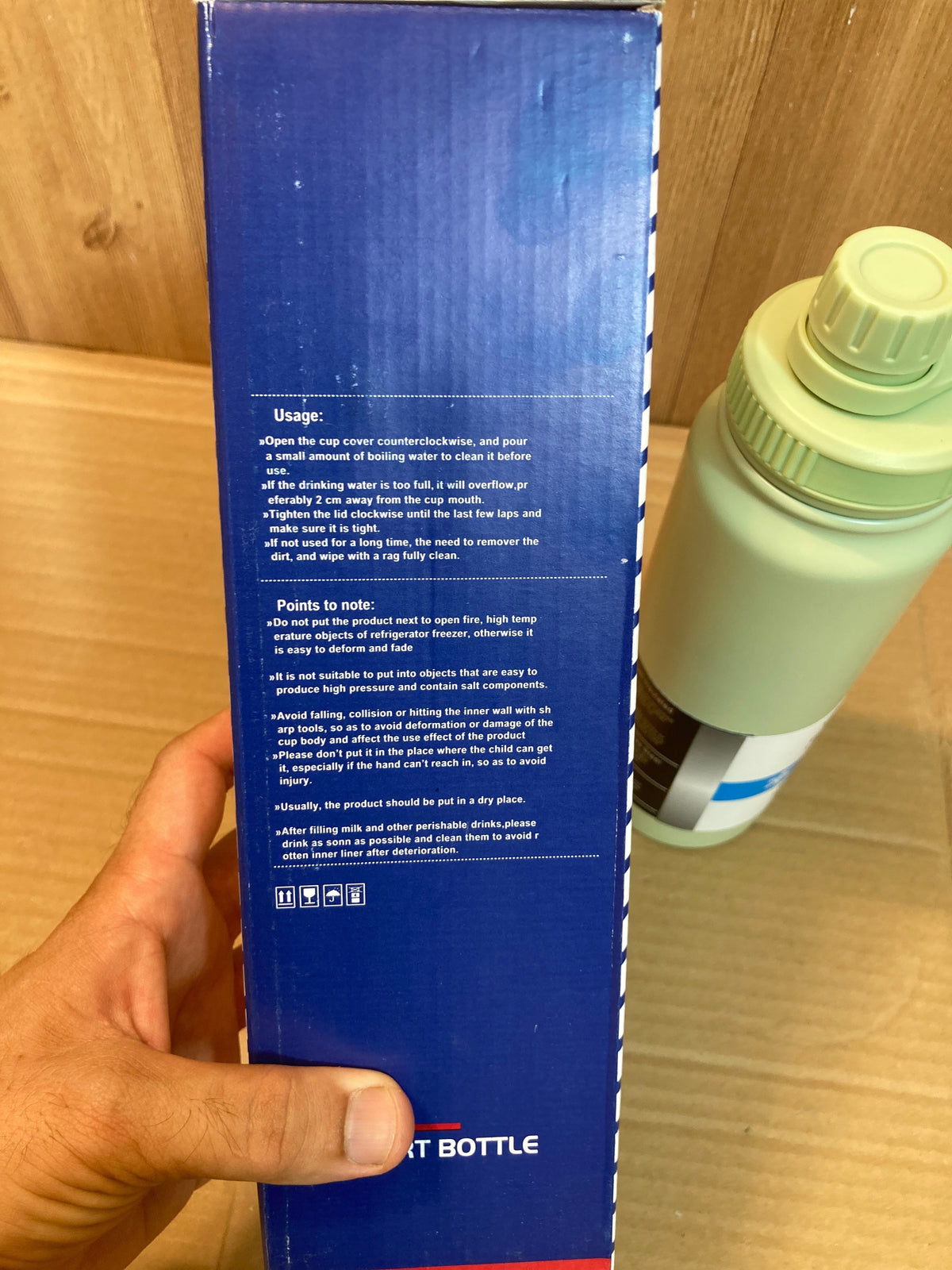 Vacuum Insulated Sports Bottle 800ml