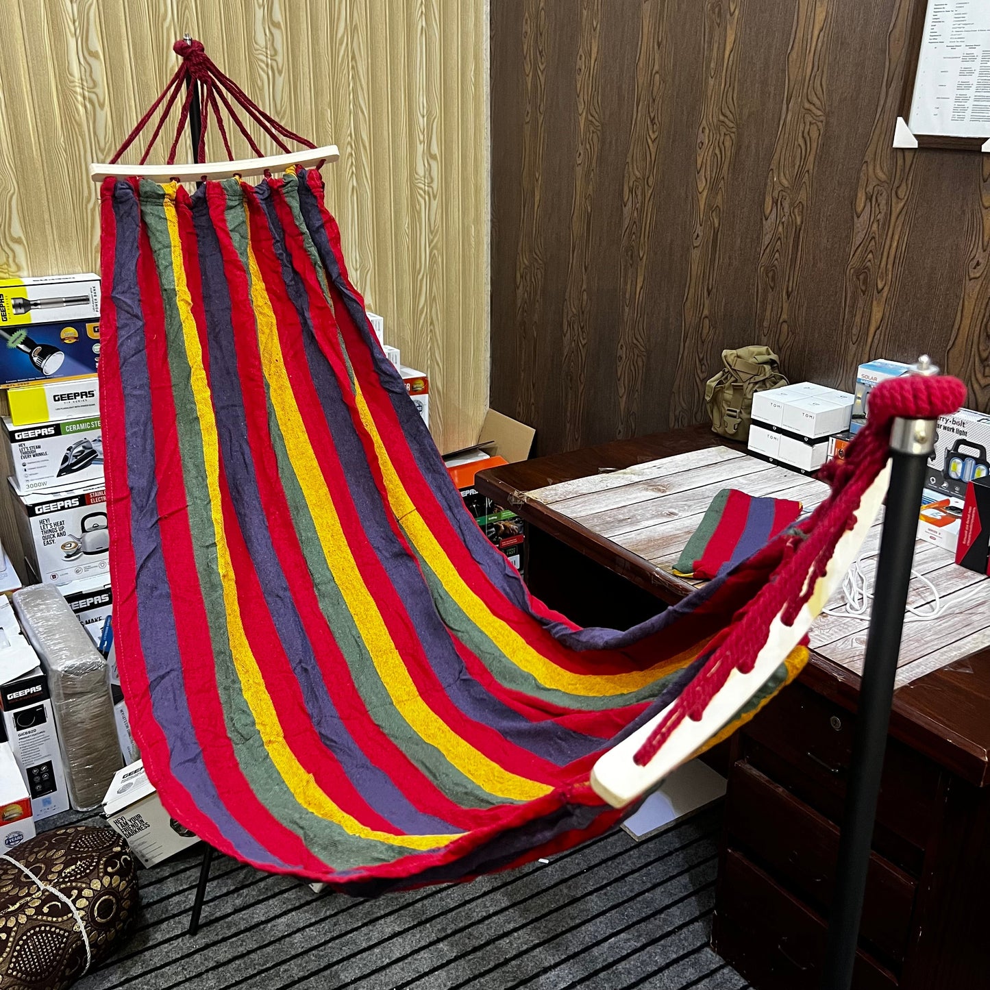 Lot Imported Wooden Camping Hammock – Durable & Comfortable