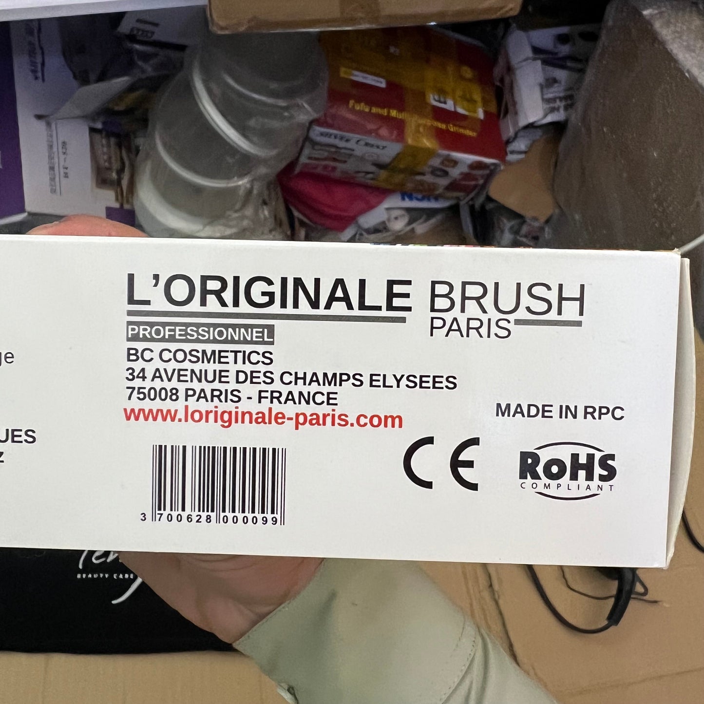 France Lot Imported Hair Straightener Brush