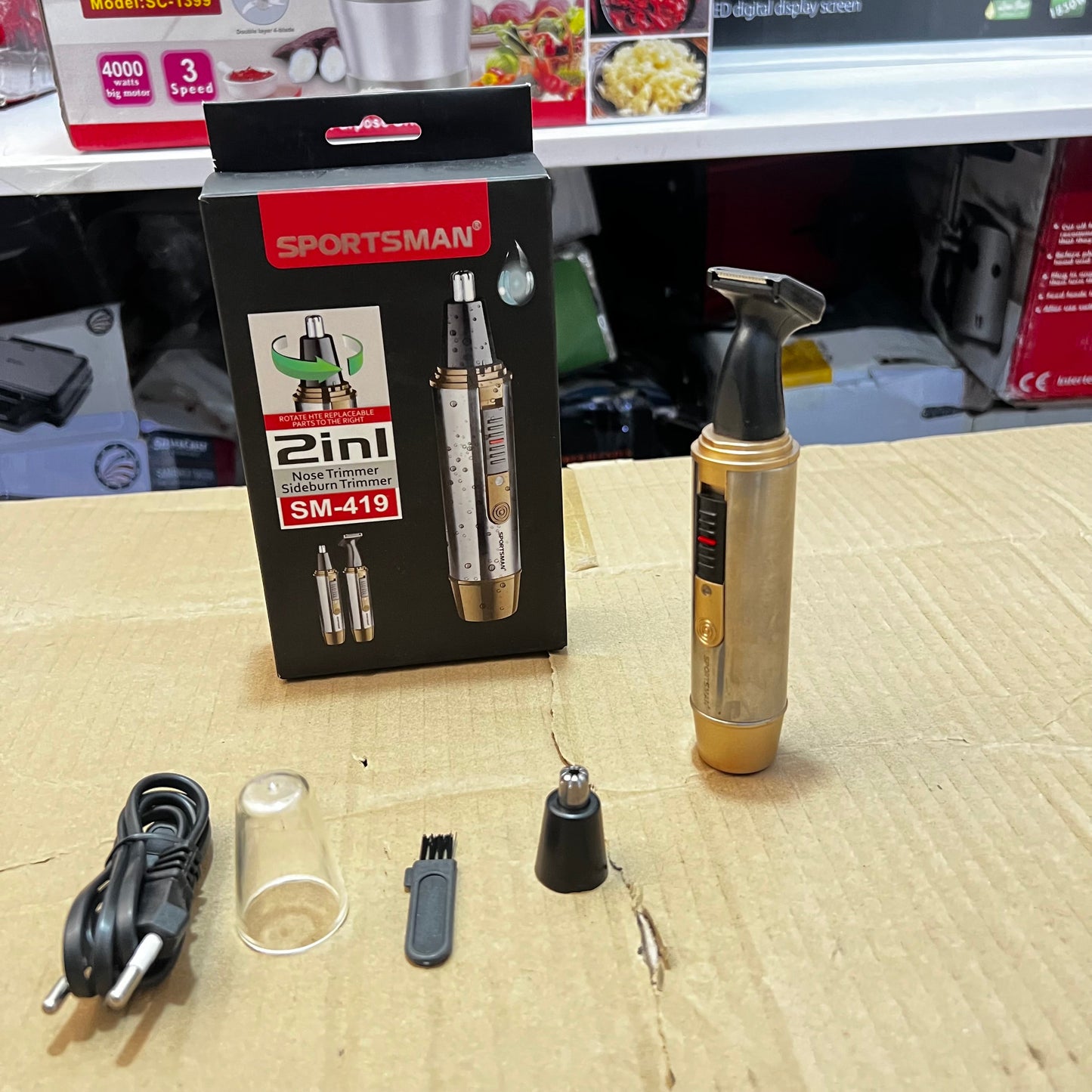 Lot Imported Sportsman 2-in-1 Nose & Ear Hair Trimmer