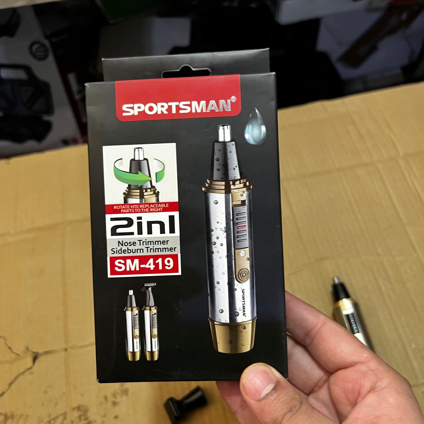 Lot Imported Sportsman 2-in-1 Nose & Ear Hair Trimmer