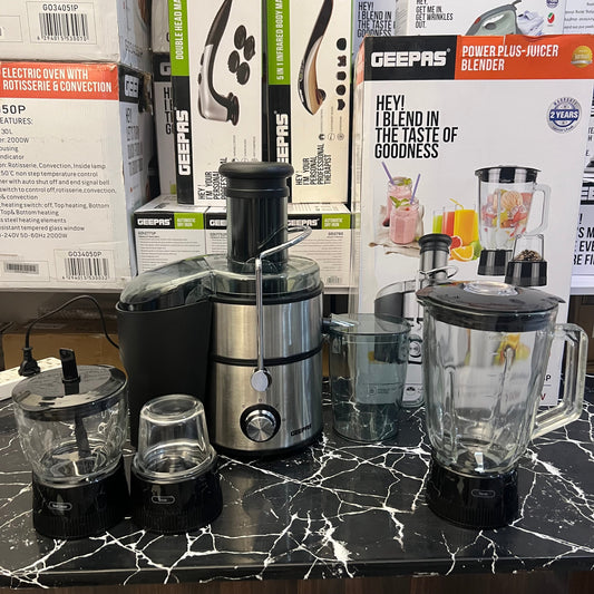 Geepas Power plus 4-in-1 Juicer Blender GSB46014P