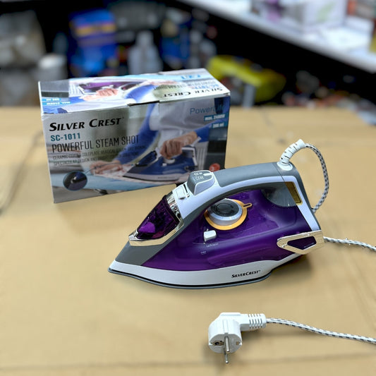 German Lot Imported Silver Crest Steam Iron SC-1011