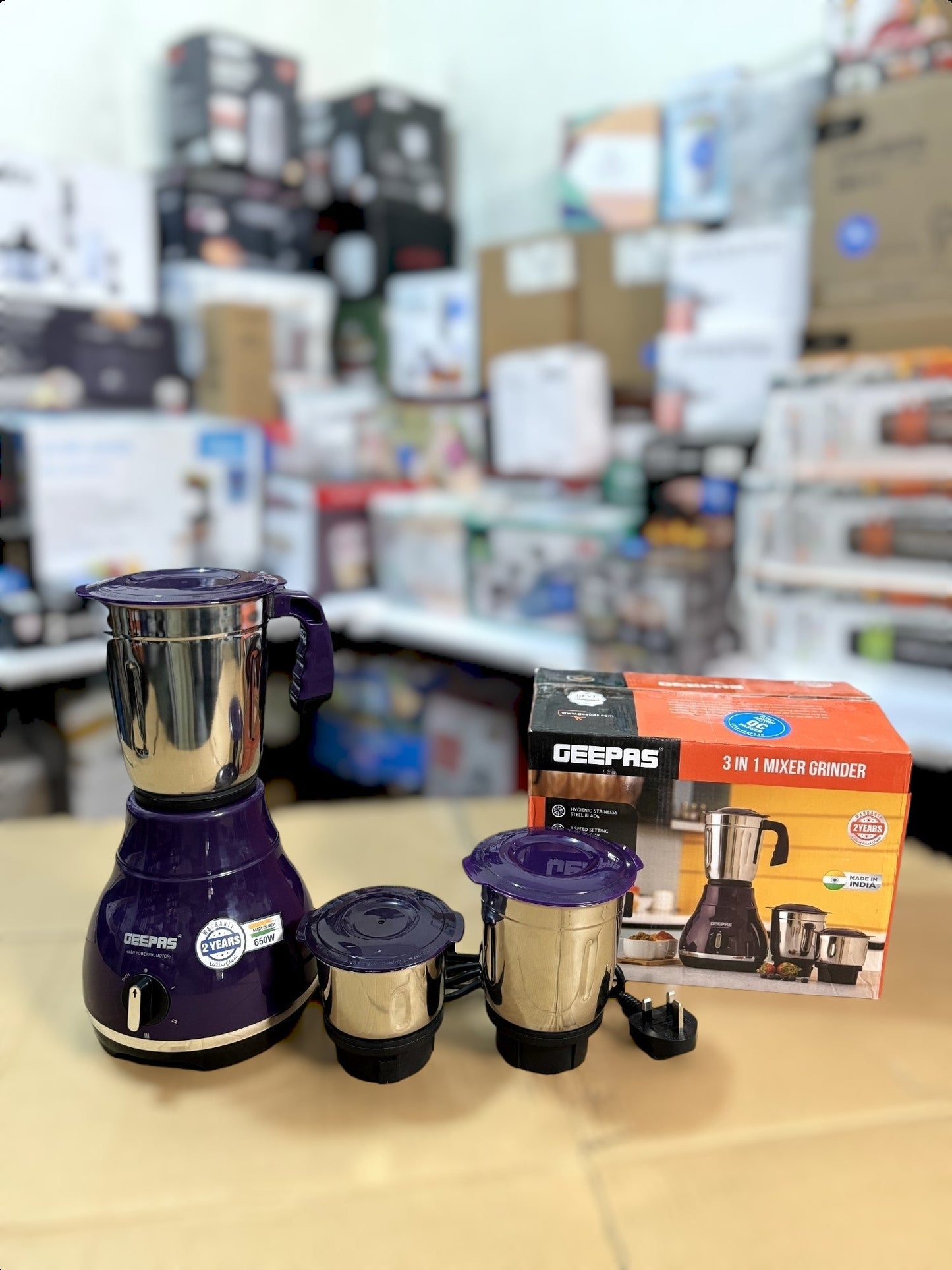 Geepas 3 in 1 Mixer Grinder GSB44087