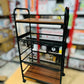 3.5Ft Kitchen Rack with 4 Wheels – Easy to Move & Store