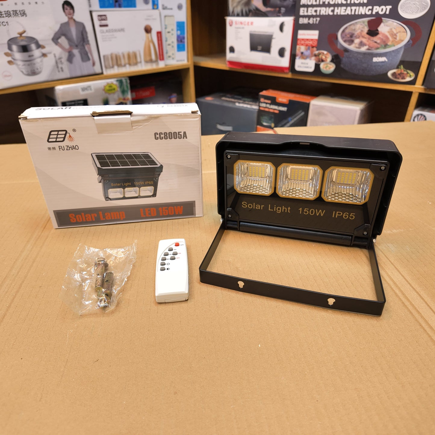 Lot Imported Waterproof 150 & 300W Solar Lamp