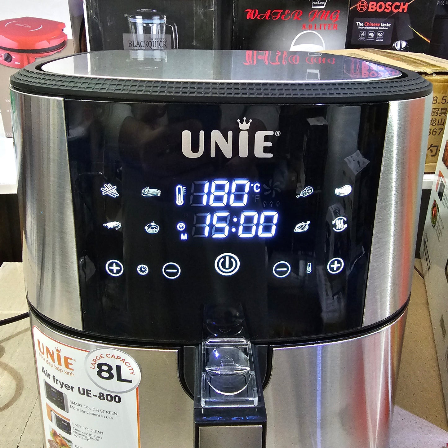 Unie 8L Air Fryer Vietnam Lot | Large Capacity, 1800W Power