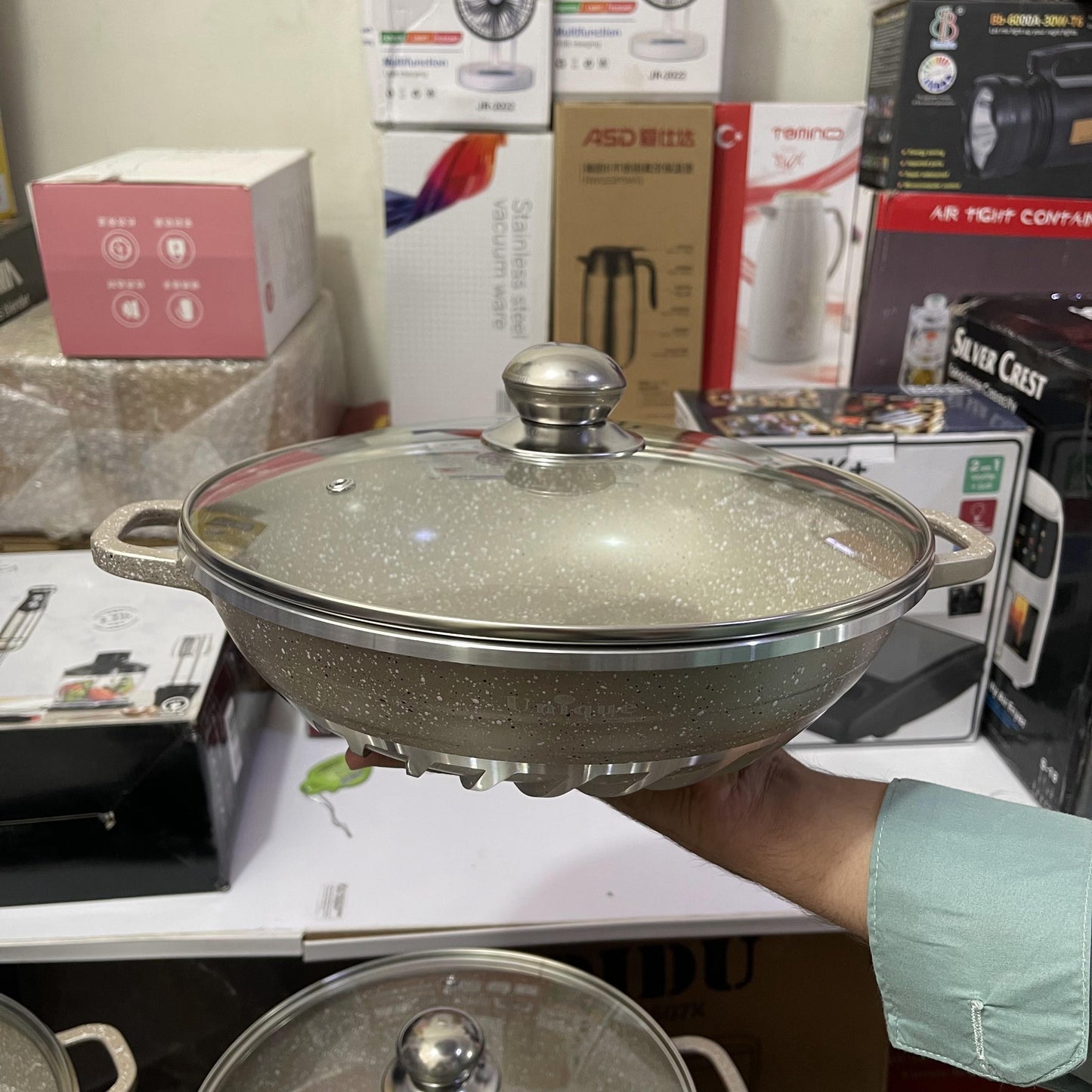 Lot Imported 10 Piece Granite Cookware Set | Durable & Stylish