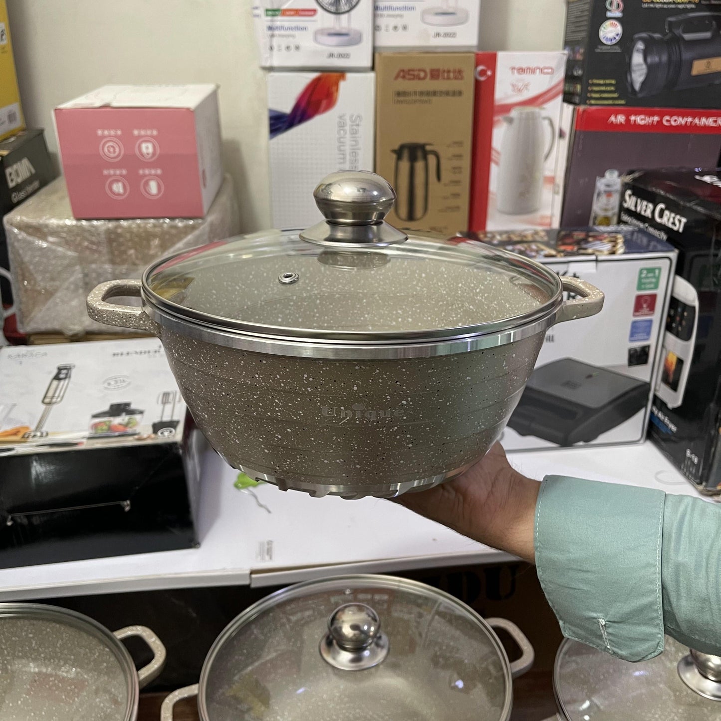 Lot Imported 10 Piece Granite Cookware Set | Durable & Stylish