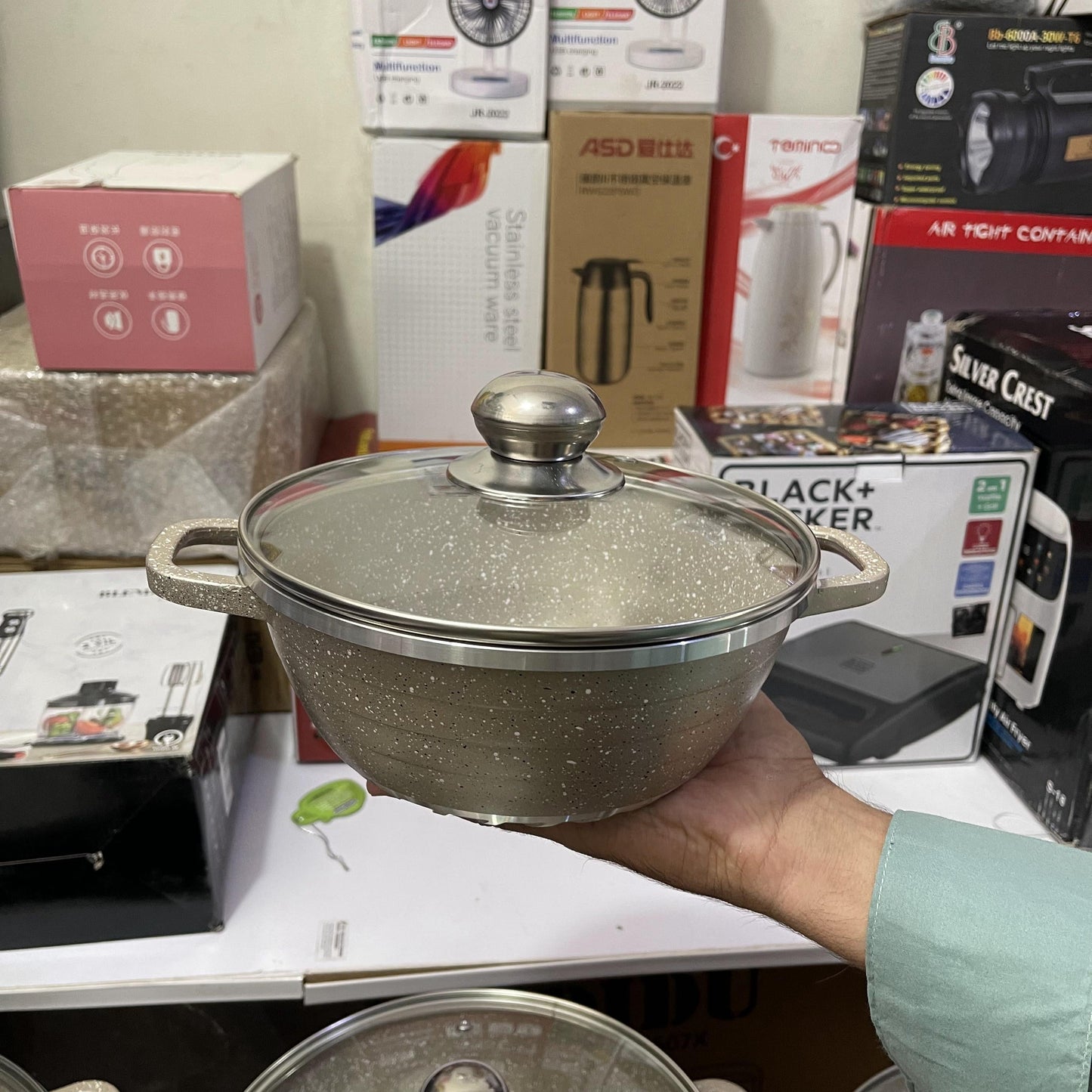 Lot Imported 10 Piece Granite Cookware Set | Durable & Stylish