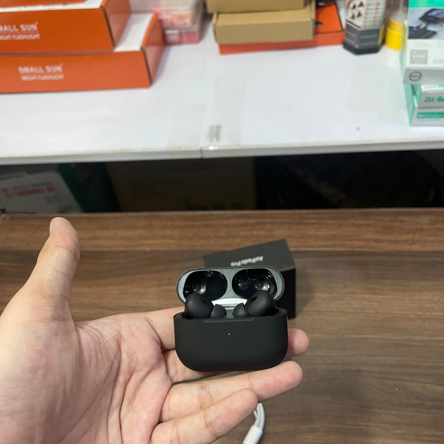 USA Imported AirPods Pro Matte Black – Premium Sound