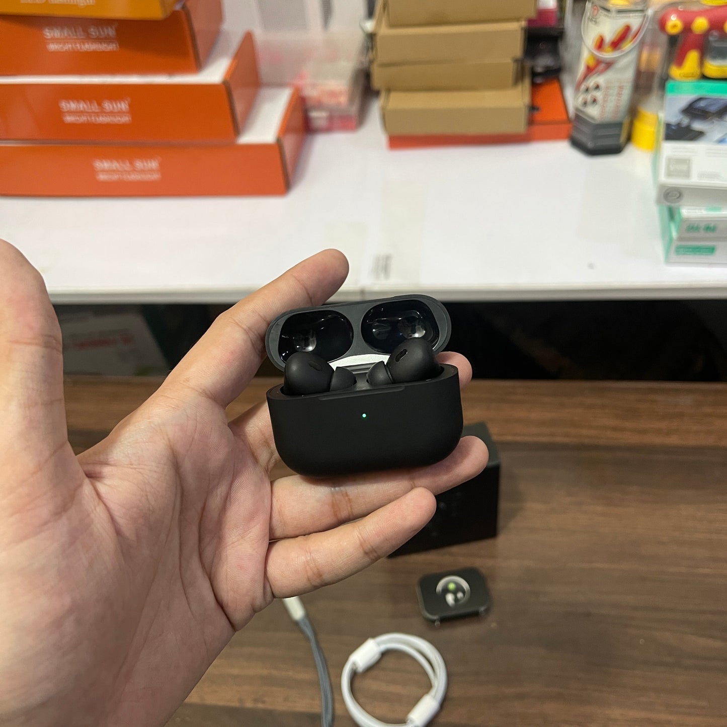 USA Imported AirPods Pro Matte Black – Premium Sound