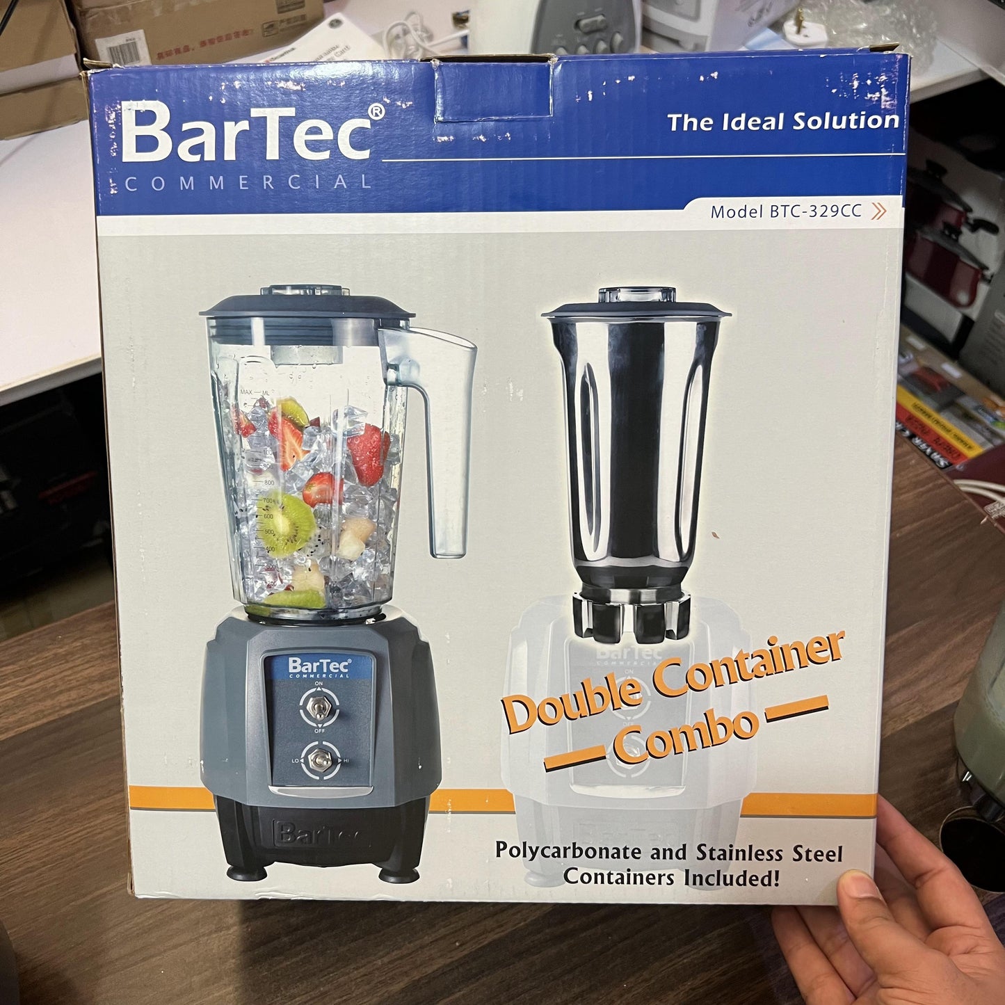 Lot Imported Bartec Double Container Blender