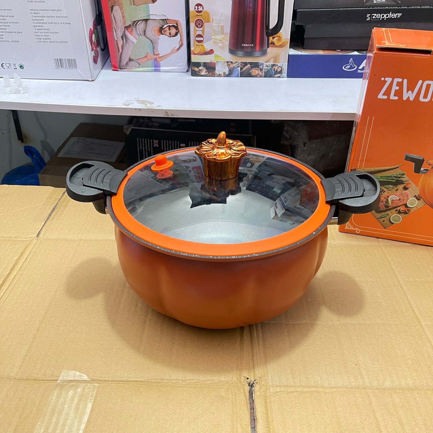 Lot Imported Pumpkin 10L Micro Pressure Cooker