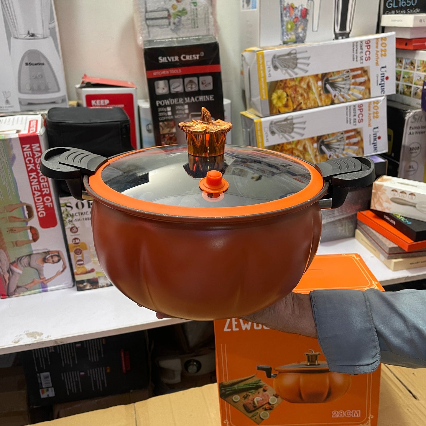 Lot Imported Pumpkin 10L Micro Pressure Cooker