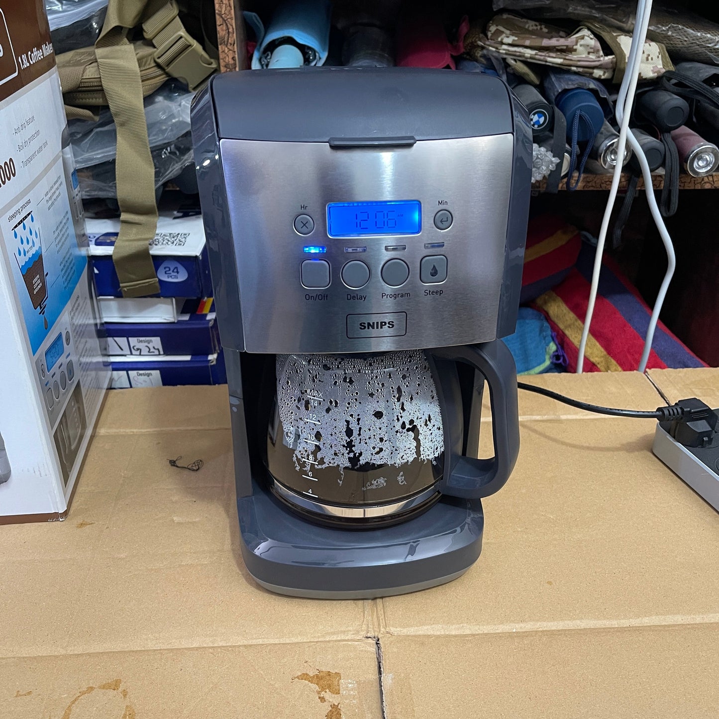 Lot Imported SNIPS 1.8L Coffee Maker – Fresh Coffee Every Time
