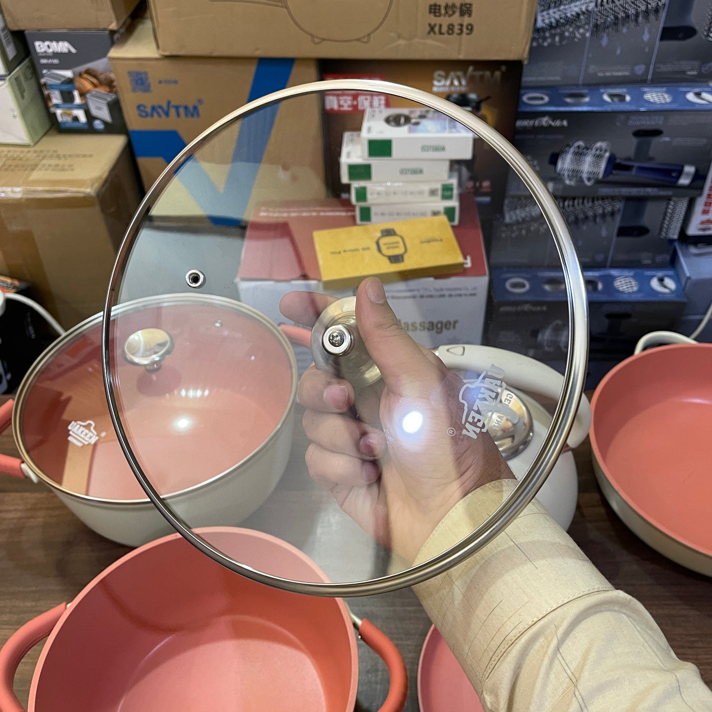 German Lot Imported Uakeen 5-in-1 Cookware Set