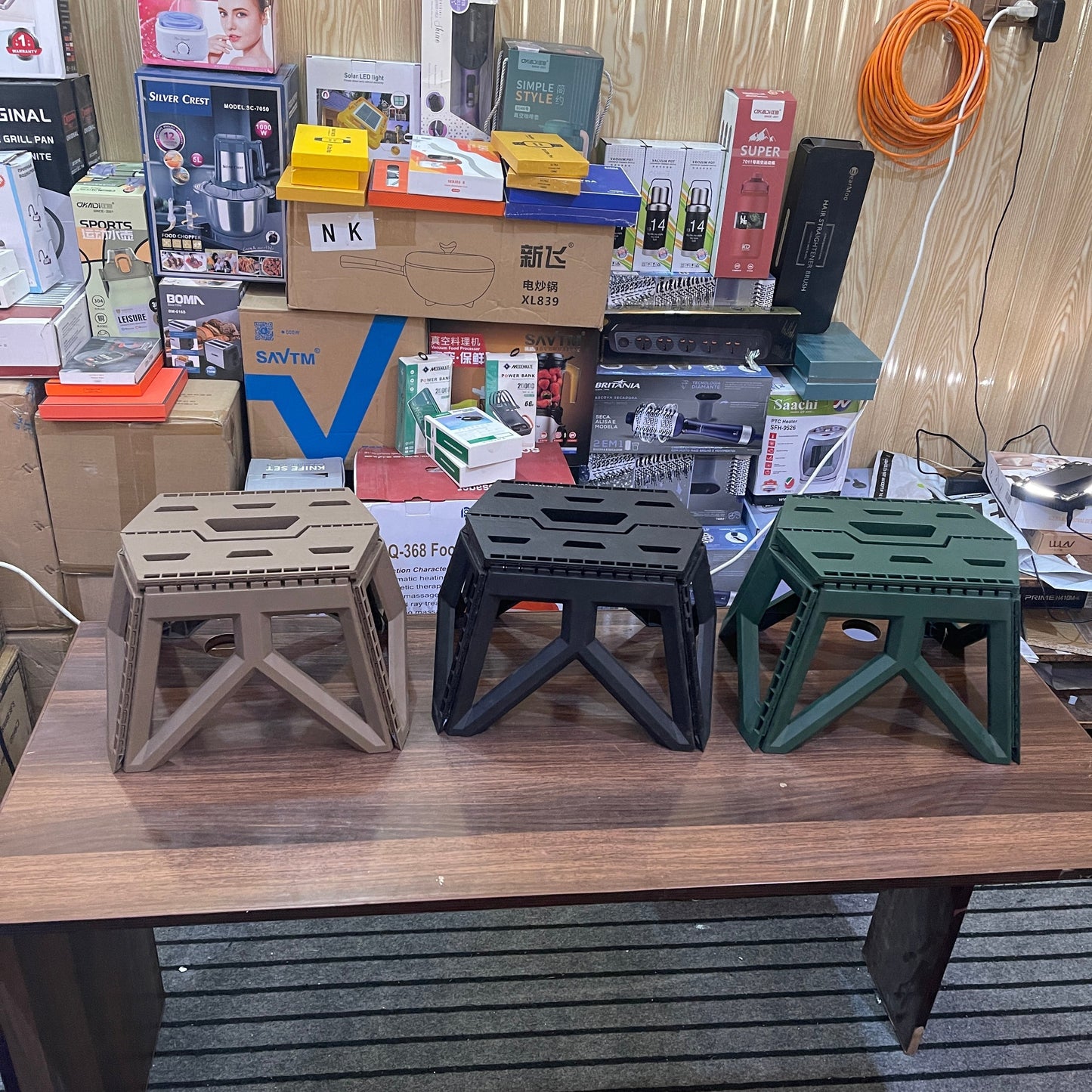 Lot Imported Folding Stool