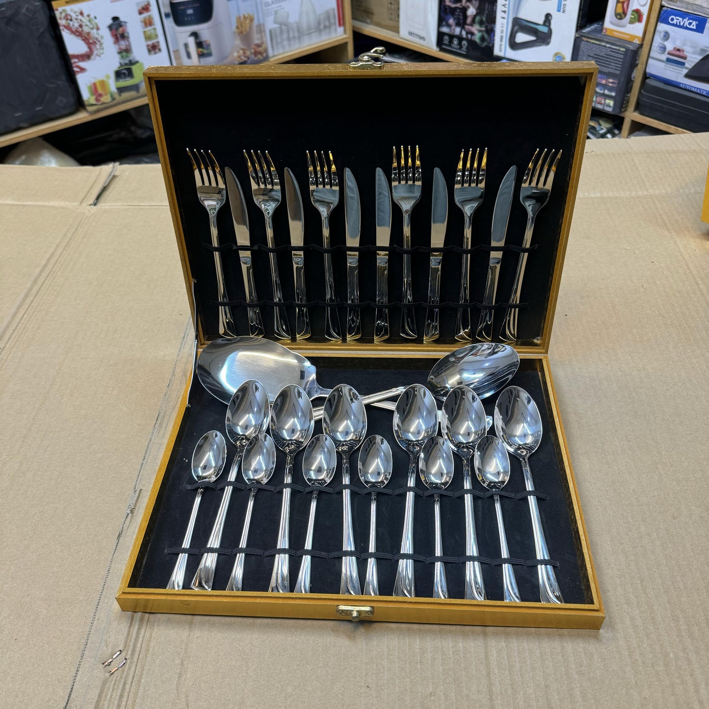 Lot Imported AYD 26 Piece Cutlery Set with Gift Packing