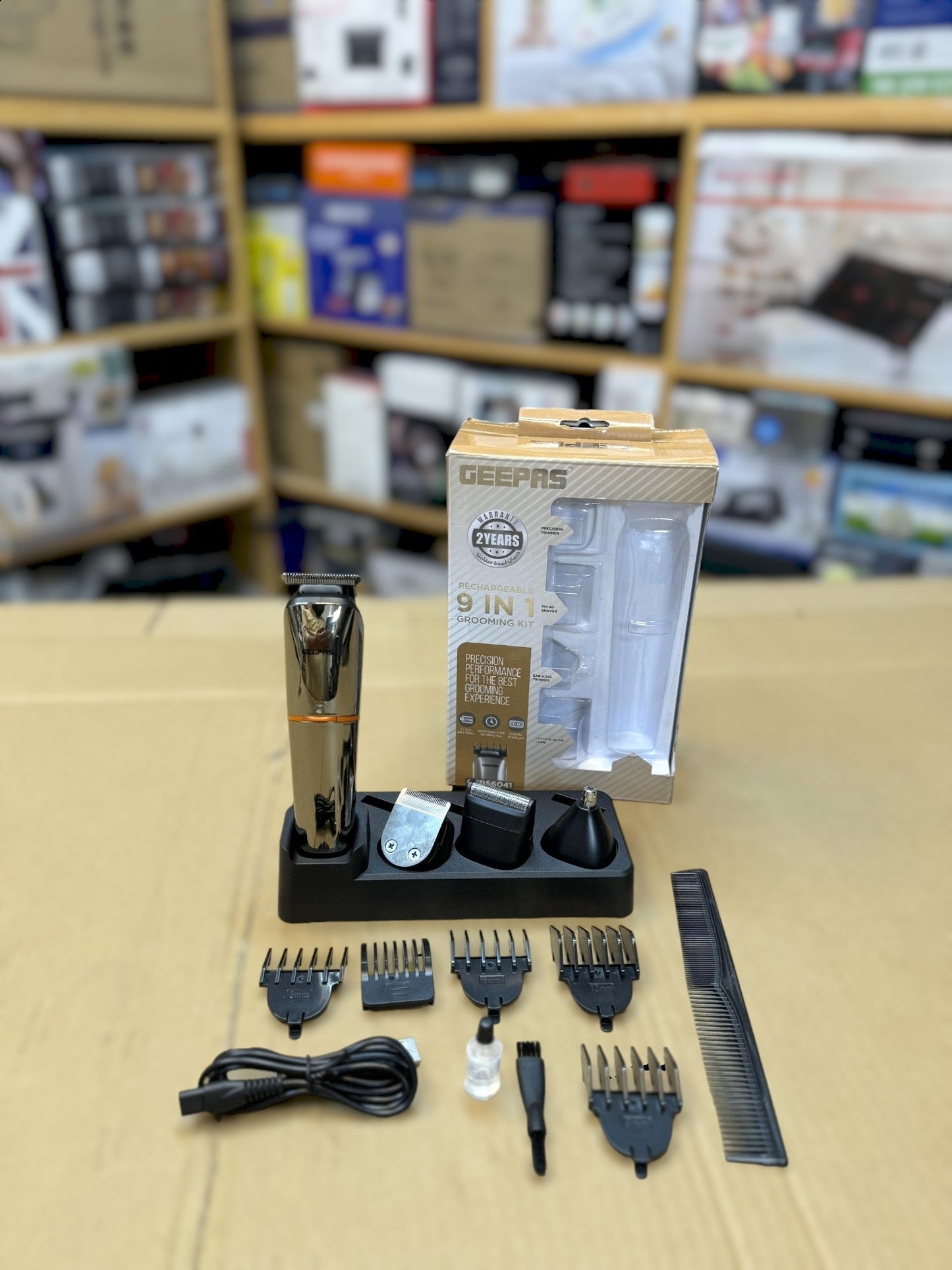 Geepass Rechargeable 9-in-1 Grooming Kit GTR56041
